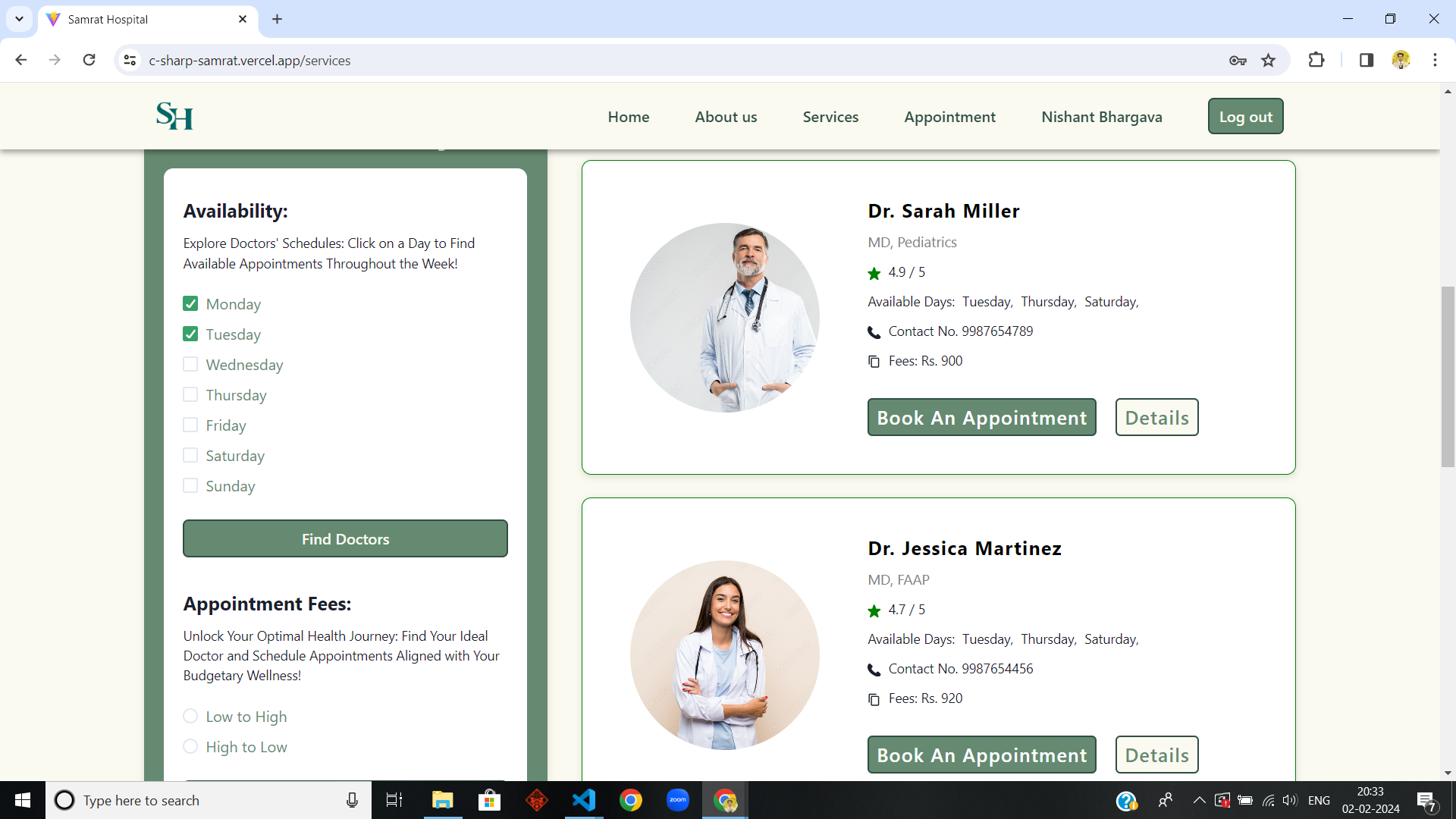 Nishant Bhargava - Full Stack Web Developer