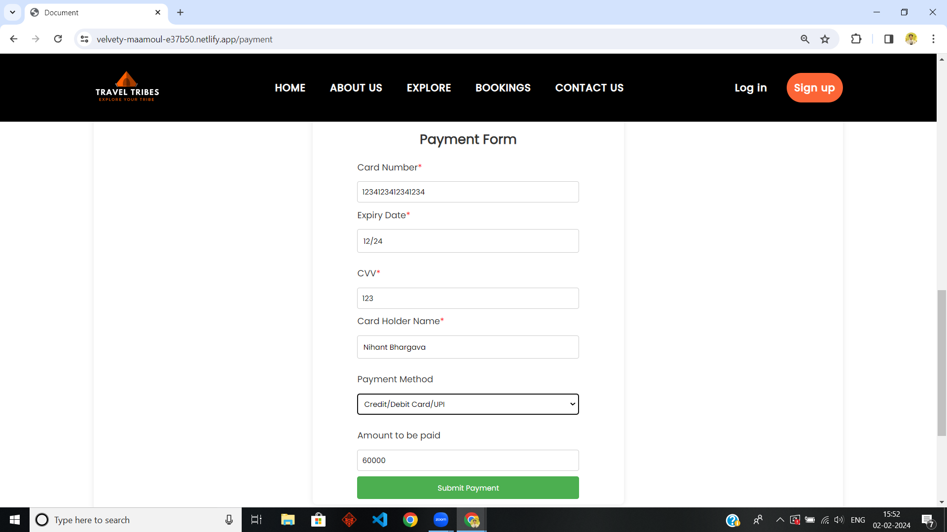 Nishant Bhargava - Full Stack Web Developer